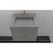 Castello Usa Nile 24-inch Gray Vanity Set with Gray Top and Gold Handles CB-MC-24G-GLD-2053-GR - alternate 5